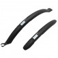 MUDGUARD FOR MTB-FRONT+REAR 26"/27.5"/28" NEVADA -BLACK- FOR V-BRAKE (COMPLETE SET)