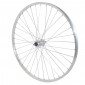 ROUE CITY PATIN 650X30A (26x1 3/8) ARRIERE JANTE ET MOYEU ALU AXE PLEIN ROUE LIBRE 1/3V (35-590) (VENDU AVEC ECROU 10X100) JANTE 21C 3660429060312