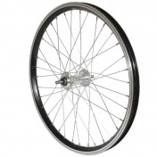 WHEEL FOR TRAILER- 20X1.75 - FULL ALUMINIUM BLACK- Ø 9 SOLID SPINDLE 3660429085117