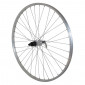 ROUE VTC PATIN BLOCAGE 700 x 35 - 28" ALU ARRIERE MOYEU QC300 CASSETTE SHIMANO 10/9/8V 36 RAYONS JANTE 21C 3660429071356