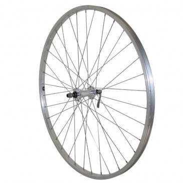 ROUE VTC PATIN BLOCAGE 700 x 35 - 28" ALU AVANT MOYEU ALU 36 RAYONS JANTE 21C 3660429071141
