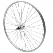 WHEEL FOR TREKKING/URBAN BIKE- 700X28-35 REAR - FULL ALUMINIUM - SOLID SPINDLE FREEWHEEL 7/6 Speed (SOLD WITHOUT NUT Ø10X100) 3660429071332