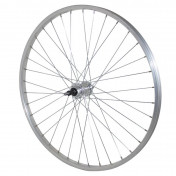 WHEEL FOR MTB - 26" REAR -ALUMINIUM-ALUMINIUM HUB - SOLID SPINDLE- FREEWHEEL 7/6 SPEED (SOLD WITH NUT 10X100) 3660429061333