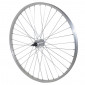 WHEEL FOR MTB - 26" REAR -ALUMINIUM-ALUMINIUM HUB - SOLID SPINDLE- FREEWHEEL 7/6 SPEED (SOLD WITH NUT 10X100) 3660429061333