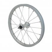WHEEL FOR MTB- 16" FRONT 16X1,75 -ALUMINIUM-STEEL HUB - SOLID SPINDLE- (SOLD WITHOUT NUT 9x100) 0000000016407