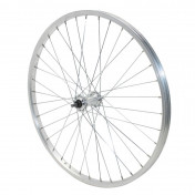 WHEEL FOR MTB- 24" FRONT -ALUMINIUM-ALUMINIUM HUB - SOLID SPINDLE- (SOLD WITHOUT NUT 9X100) 3660429086831