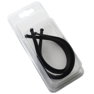 TROUSER CLIPS- P2R CLASSIC BLACK (PAIR IN BLISTER PACK)