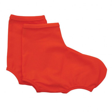CYCLING SHOE COVER - LYCRA SUMMER NEWTON ORANGE ONE-SIZE