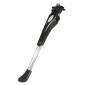 KICKSTAND FOR BICYCLE - NEWTON - 26-28 " REINFORCED - ADJUSTABLE - ALUMINIUM- BLACK/SILVER 3700948068977