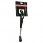 KICKSTAND FOR BICYCLE - NEWTON - 26-28 " REINFORCED - ADJUSTABLE - ALUMINIUM- BLACK/SILVER 3700948068977