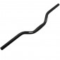 CINTRE VTT DEMI RELEVE ALU NOIR MAT 25,4mm L610mm HAUTEUR 50mm 3700948044582