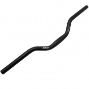 CINTRE VTT DEMI RELEVE ALU NOIR MAT 25,4mm L610mm HAUTEUR 50mm 3700948044582