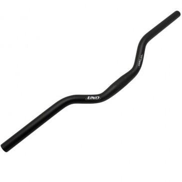CINTRE VTT DEMI RELEVE ALU NOIR MAT 25,4mm L610mm HAUTEUR 50mm 3700948044582