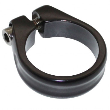 COLLIER SERRAGE TIGE DE SELLE CHC NEWTON ALU NOIR MAT DIAM. 31,8mm 3700948070253