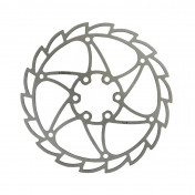 DISQUE DE FREIN VTT 6 TROUS NEWTON BRAKCO COMPATIBLE SHIMANO ET AUTRES 160mm ARGENT + 6 VIS 3700948070598