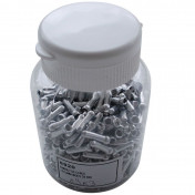 CABLE END CAPS-FOR DERAILLEUR CABLE 1,5/1,8mm SILVER (500 UNITS IN BOX) 3700948188026