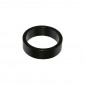 HEADSET SPACER -ALUMINIUM- BLACK Ø 1"1/8-28,6 OUTER 10mm