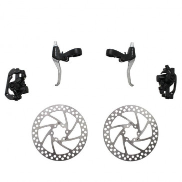 DISC BRAKE KIT- VTT MECANICAL - -FRONT- + -REAR- P2R WITH CABLE, DISC AND ADAPTER