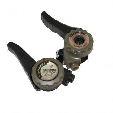 GEAR SHIFTERS SET-FOR MTB- P2R -INDEXED- ON CLAMP 7 speed (PAIR)