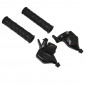 GEAR SHIFTERS SET-FOR MTB- P2R -INDEXED- -ALUMINIUM RAPID PUSH-PULL 9 speed WITH HANDLES (PAIR)