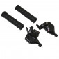 GEAR SHIFTERS SET-FOR MTB- P2R -INDEXED- -ALUMINIUM RAPID PUSH-PULL 9 speed WITH HANDLES (PAIR) 3700948042380