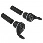 GEAR SHIFTERS SET-FOR MTB- P2R -INDEXED- TYPE GRIPSHIFT 7 speed WITH HANDLES (PAIR). Revoshift
