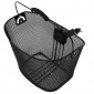 PANIER AVANT ACIER NID ABEILLE P2R NOIR AVEC ANSE FIXATION RAPIDE SUR POTENCE A PLONGEUR (Lg35xL26xH27) 3700948040478