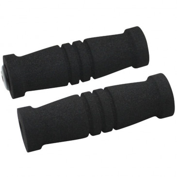 HAND GRIPS FOR URBAN BIKE- IMPORT FOAM BLACK L130mm (PAIR)