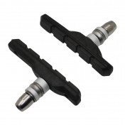 BRAKE PADS FOR MTB- THREADED STUD ASSYMETRIC- NEWTON 72mm BLACK (1 PAIR) 3700948073889