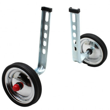 STABILISATEUR VELO NEWTON ROUE ACIER CHROME 12-20" (PAIRE) 3700948074473