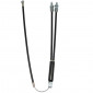TRANSMISSION FREIN VELO BMX P2R SUPERIEUR DU LEVIER AU ROTOR (CABLE+GAINE) 3700948045619
