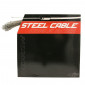 BRAKE CABLE-FOR ROAD BIKE- NEWTON STAINLESS REINFORCED FOR SHIMANO 1,6mm 1,80M (100 UNITS BOX)