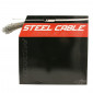 BRAKE CABLE-FOR ROAD BIKE- NEWTON STAINLESS REINFORCED FOR SHIMANO 1,6mm 1,80M (100 UNITS BOX) 3700948069288