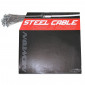 BRAKE CABLE FOR MTB- NEWTON STAINLESS REINF 1,6mm 1,80M (100 UNITS BOX)