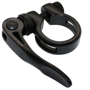 QUICK RELEASE SEATPOST CLAMP NEWTON -ALUMINIUM BLACK Ø 28,6mm (ON CARD)