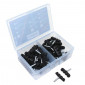 BRAKE PADS FOR MTB- SMOOTH STUD SYMETRIC- NEWTON 55mm BLACK (25 PAIRS IN BOX)
