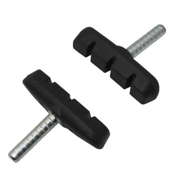 BRAKE PADS FOR MTB- SMOOTH STUD SYMETRIC- MARWI 55mm BLACK (1 PAIR)