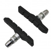 BRAKE PADS FOR MTB- THREADED STUD ASSYMETRIC- MARWI 72mm BLACK (1 PAIR) 8590966400010