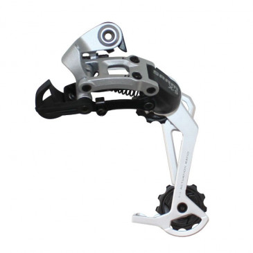 DERAILLEUR VTT ARRIERE SRAM 8/9V. X5 CHAPE LONGUE ARGENT 0710845673818