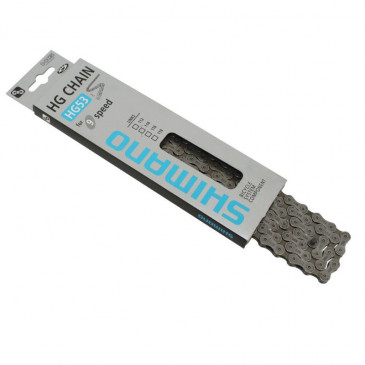 CHAINE VELO 9V. ROUTE/VTT SHIMANO HG53 SLX/TIAGRA/105 NOIR 116 MAILLONS 4524667893554