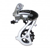 DERAILLEUR-REAR-FOR MTB- SHIMANO 7/8 SPEED. ALTUS SILVER 4524667130918