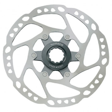 DISQUE DE FREIN VTT CENTERLOCK SHIMANO 160mm DEORE/SLX RT64 AVEC CONTRE ECROU