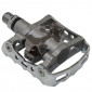 PEDALE VTT AUTOMATIQUE SHIMANO M324 POLYVALENTE FACE AUTO SPD/STANDARD AVEC CALES (PAIRE) 4524667072461