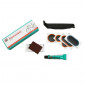 KIT REPARATION CHAMBRE A AIR TIP TOP TT05 VTT AVEC OUTILS- BOITE (2 PATCHS F0 15mm + 1 F1 25mm + 1 F2 45x15mm+ 1 F2 BLEU reinf + COLLE 5g + PAPIER PONCE + 2 DEMONTES PNEUS) AVEC NOTICE (50601930) 4003115060194