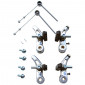 ETRIER FREIN VTT CANTILEVER P2R ALU ARGENT (2 PAIRES) 3700948042069