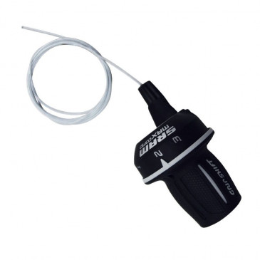 MANETTE VTT SRAM GRIPSHIFT GAUCHE MRX 3V. COMPATIBLE SHIMANO (SOUS SACHET) - POIGNEE TOURNANTE 0710845006524