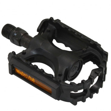 PEDALE VTT RESINE P2R JUNIOR/ENFANT NOIR 9/16" (PAIRE) 6420296065028