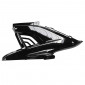 CARENAGE/CAPOT MOTEUR SCOOT ADAPTABLE MBK 50 NITRO 1997>2012/YAMAHA 50 AEROX 1997>2012 NOIR BRILLANT GAUCHE -P2R- 3700948053690