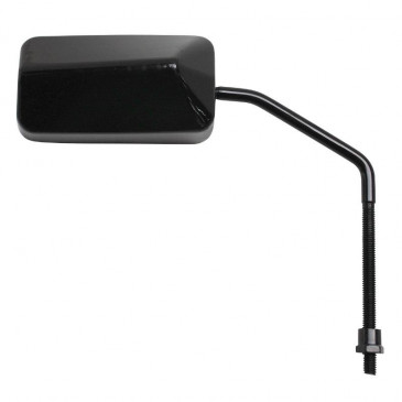 RETROVISEUR SCOOT REPLAY F1 DIAM 8 REVERSIBLE NOIR (x1) -TIGE LONGUE NOIR- ** 3700948038512