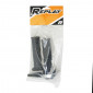 THROTTLE HANDLE FOR MOPED REPLAY -SHORT STROKE- DOMINO TYPE - CHROME 3700948037683